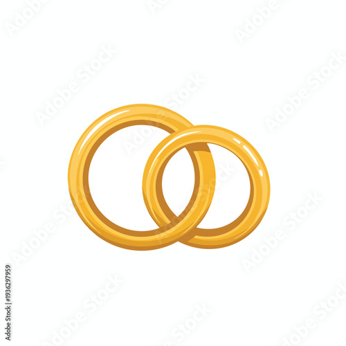 Elegant Golden Wedding Rings Set for Celebrating Love and Commitment