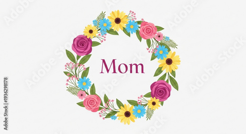 Beige envelope with rainbow heart letter on light blue background symbolizing love and affection in a simple modern style