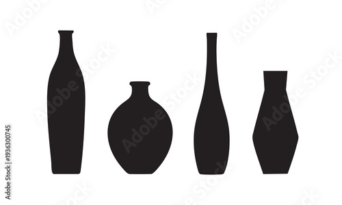  Modern Interior Vase Collection - Tall and Rounded Home Decor