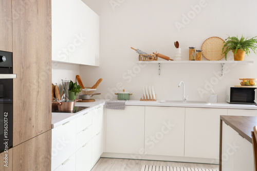 Interior of modern kitchen ...