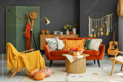 Interior of living room wit...