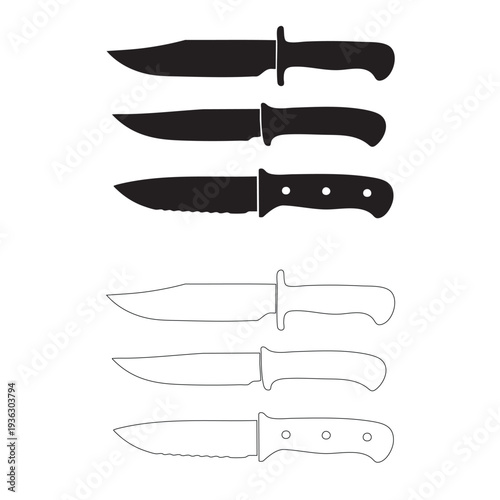 Tactical Hunting Knife Collection - Survival and Outdoor Blades