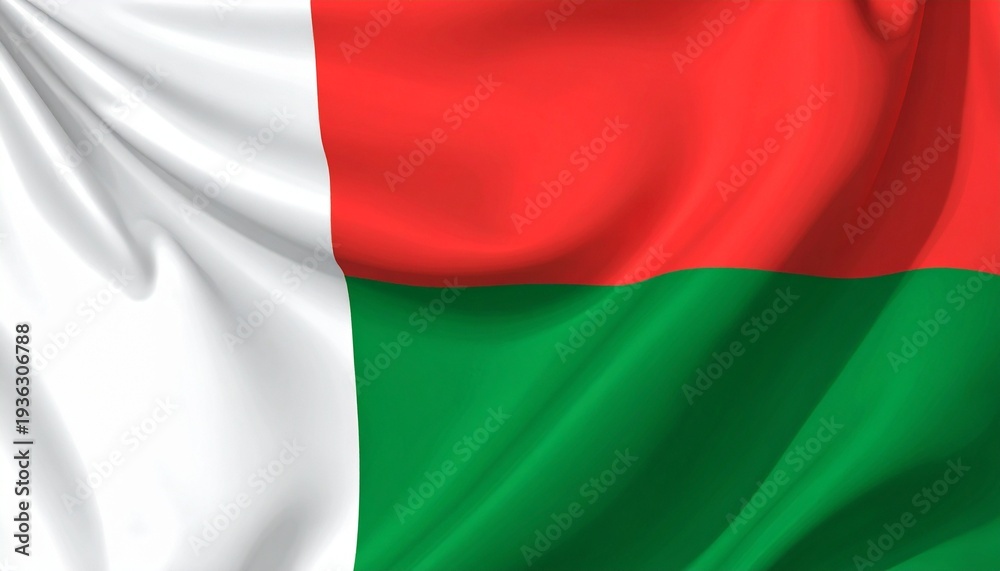 Obraz premium flag of Madagascar