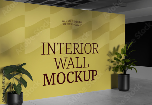Wall Display Mockup