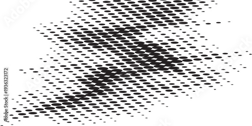 Abstract Halftone Pattern with Diagonal Lines and Fading Effect.