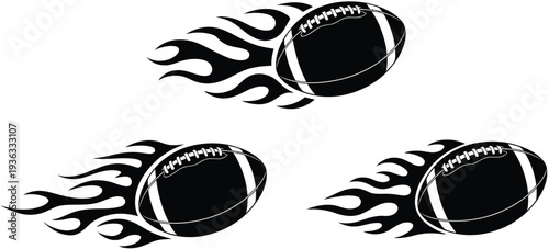 Three stylized eyes with flames radiating from the pupils, symbolizing intensity and focus. isolated on white background, Vector, illustration