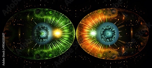 Astral vision bitter melon meets cosmos,generative AI