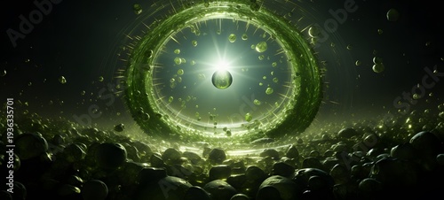 Astral vision bitter melon meets cosmos,generative AI