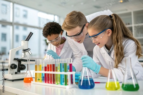 Young scientists explore chemistry with curiosity and focus