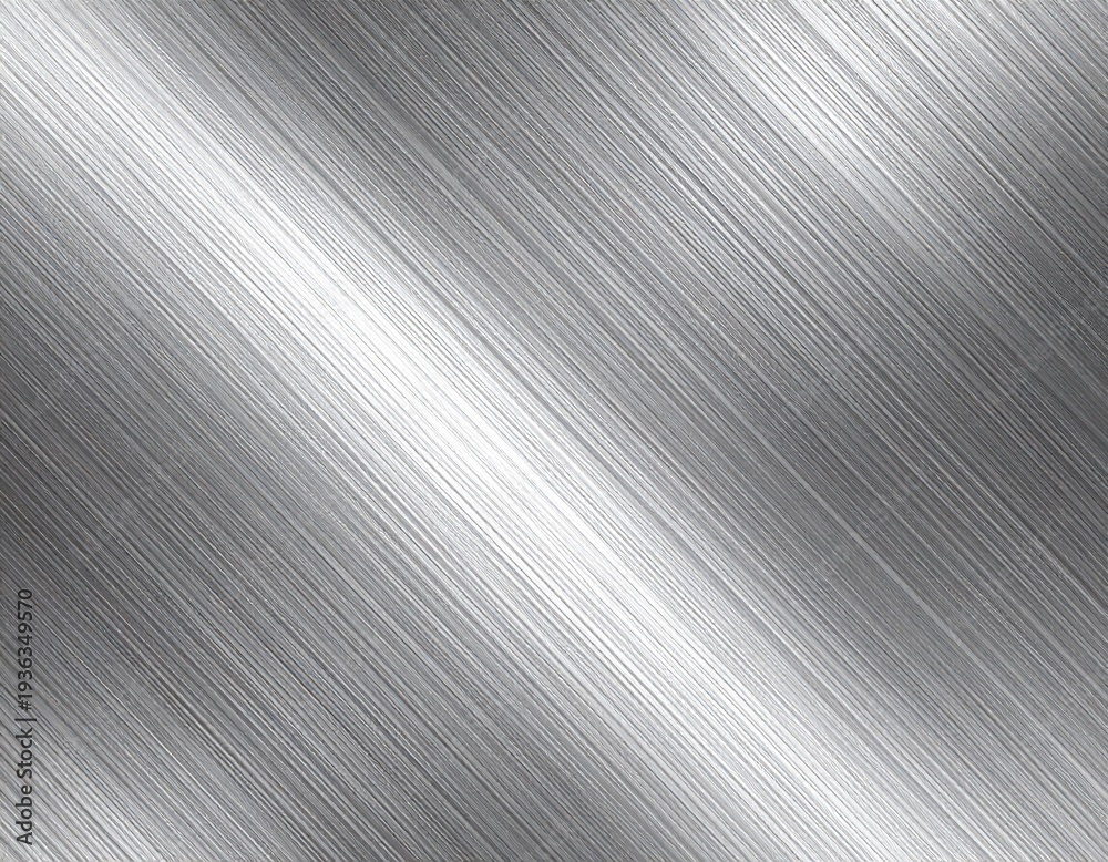 Obraz premium Brushed Metal Texture Background with Diagonal Lines