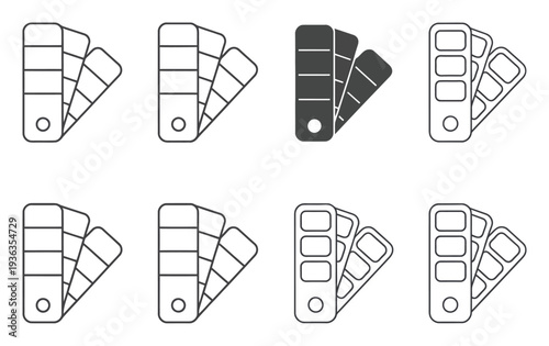 Collection of Color Swatch in Various Styles