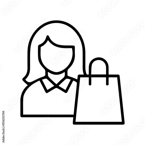 Female Shopper Concept