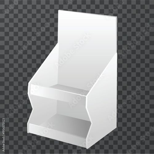 Top Table Product Display at the Cashier Desk of a Grocery or Retail Store