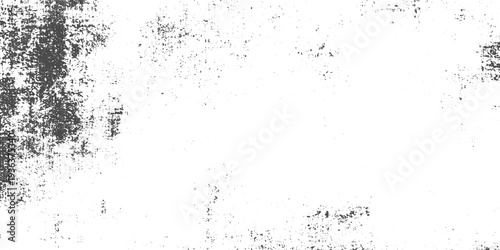 Dirty Dust Film Grain Speck Grit Grunge Overlay on White Background, Grain Noise Particle Plastisol Texture with Distressed Cracked Effect for Vintage T-Shirt Graphics and Print Design.