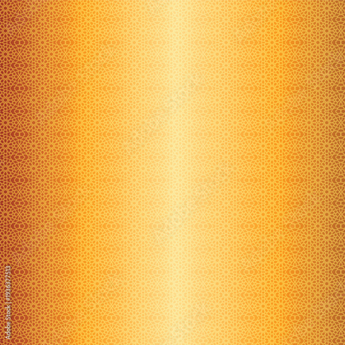 A macro closeup of a cold glass of golden beer featuring a yellow liquid texture with bubbles, foam, and water drops on a gold background