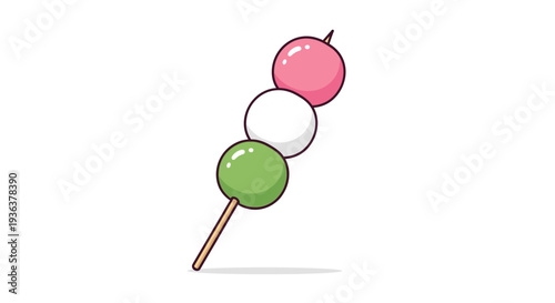 Hanami Dango - Japanese Sweet Skewer