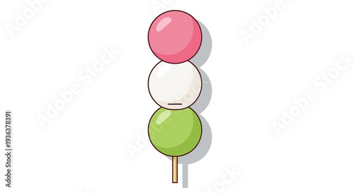 Hanami Dango: Pink, White, Green Mochi Skewers