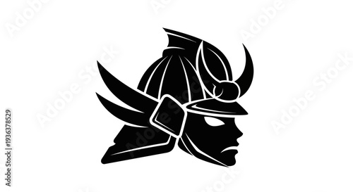 Samurai Warrior Silhouette Icon