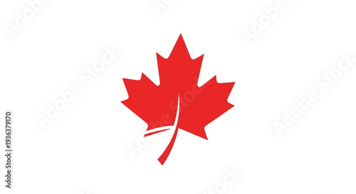 Red Maple Leaf Symbol