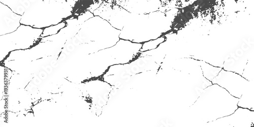 Grunge Crack Texture Background with Distressed Concrete Surface, Rough Broken Wall Pattern for Vintage and Urban Design.