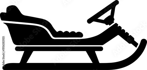 Vector snowmobile icon