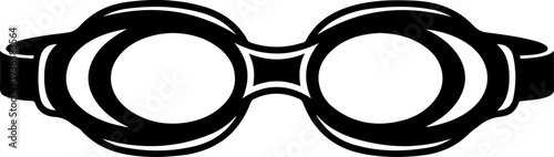 Vector swimming goggles icon