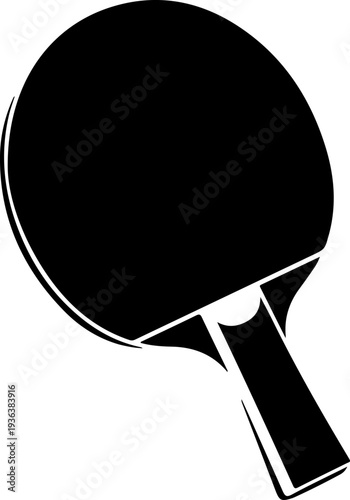 Vector ping pong paddle icon