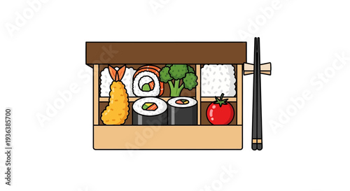 Bento Box Sushi Meal
