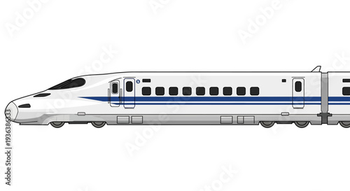 Bullet Train Side View