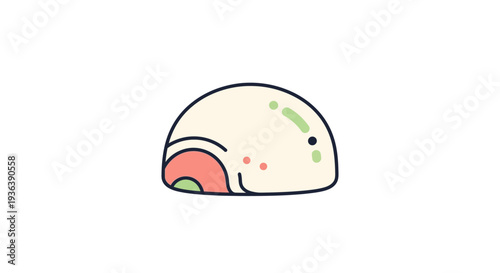 Cute mochi character