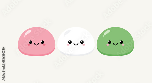 Cute Mochi Characters