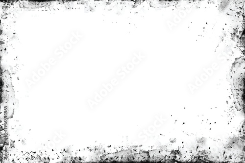 Wallpaper Mural Black and white grunge abstract background. Grungy frame. Vector illustration
 Torontodigital.ca