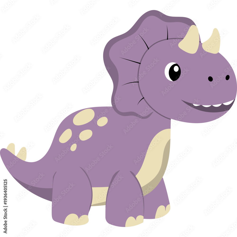 Fototapeta premium Illustration Dinosaur Plush Toy