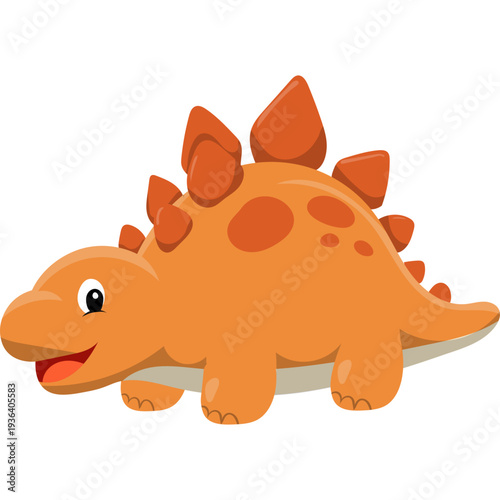 Illustration Cute Dinosaur Plush Toy