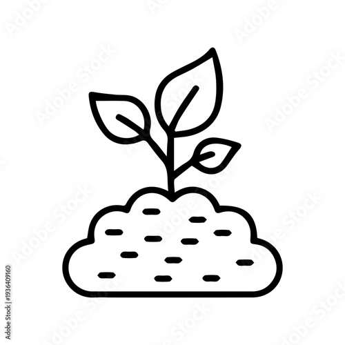 Seedling sprout icon