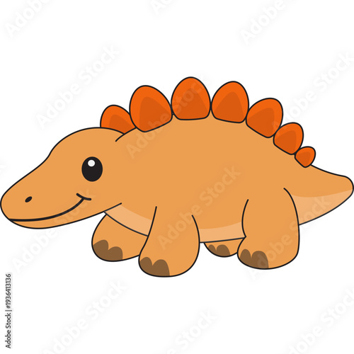 Illustration Dinosaur Plush Toy