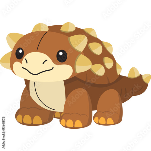 Illustration Dinosaur Plush Toy