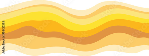 Abstract wavy lines representing desert sand dunes or sedimentary layers