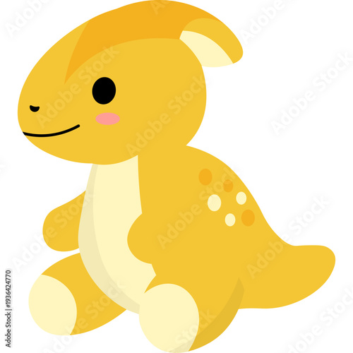 Illustration Dinosaur Plush Toy