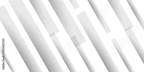 Grey white background paper shine and layer element vector for presentation design.