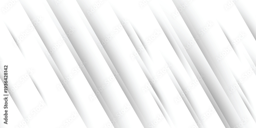 Obraz premium Illustration Grey white background paper shine and layer element vector for presentation design. dynamic background design