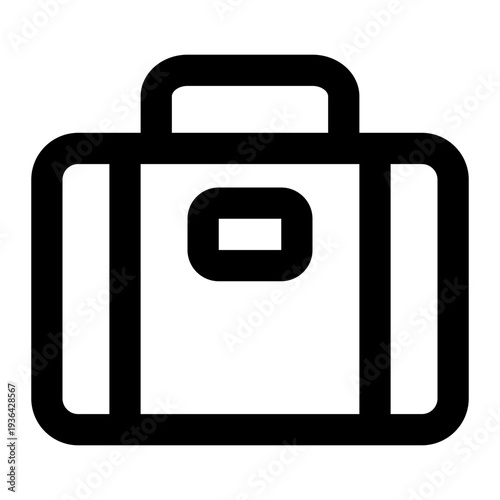 briefcase icon for illustration
