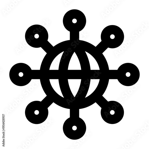 network icon for illustration