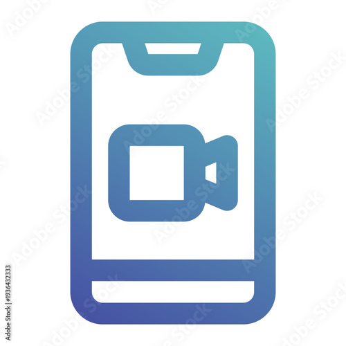 videocall icon for illustration