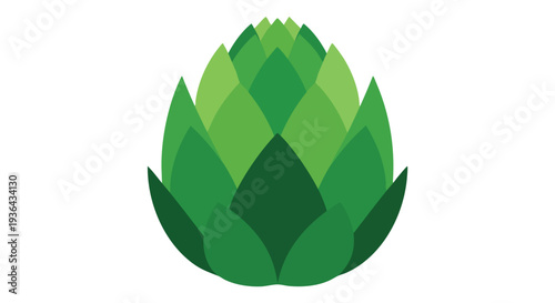 Artichoke logo icon green