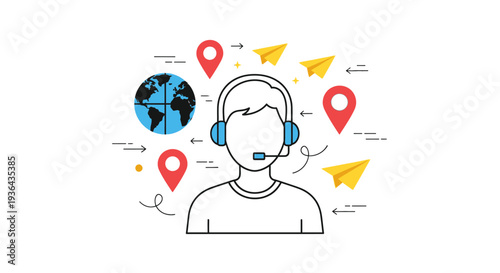 Logistics and transportation workers managing warehouse operations on a conveyor belt system with industrial machinery in the background