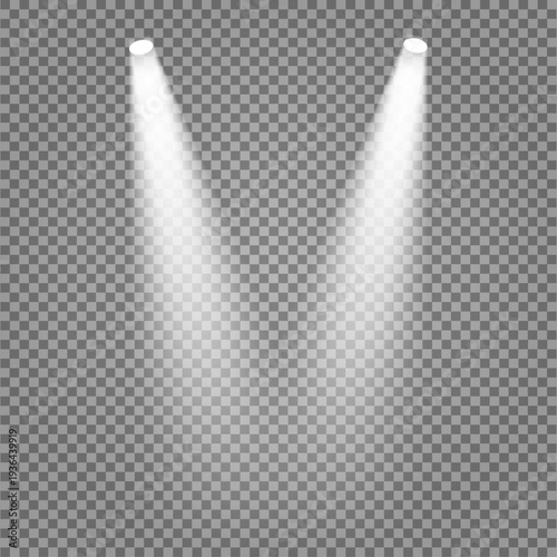 stage lights effect beam light spot light shining rays, light effect