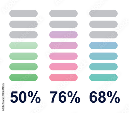 Growing graph, business chart icons. Growing graph Icon set. Diagram icon growing up symbols. Business chart with arrow. 