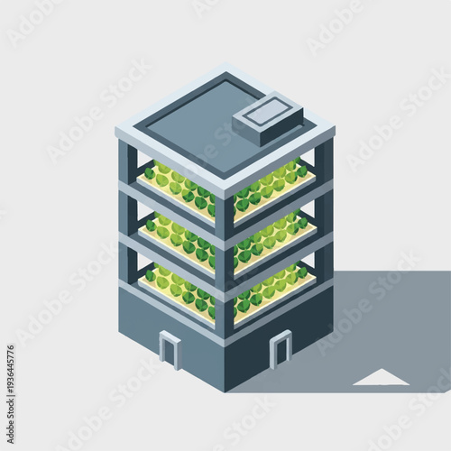 Vertical garden building with green balconies and modern architecture.