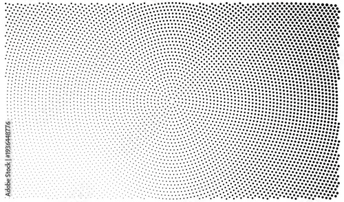 Vector illustration of halftone texture with gradient effect and geometric pattern
